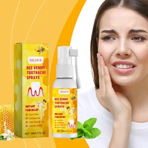Spray buccal EELHOE au venin d'abeille pour un soulagement rapide des douleurs dentaires.