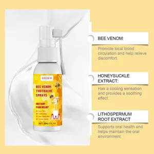 Spray de soins bucco-dentaires au venin d'abeille Eelhoe pour apaiser les inconforts.