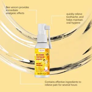 Spray buccal au venin d'abeille EELHOE pour soulager les dents et soins 30ml détail