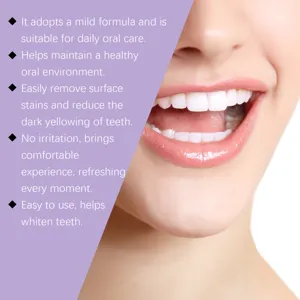 Whitening tooth powder detail image showing gentle formula and oral care benefits clearly.