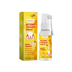 Eelhoe spray dentaire au venin d'abeille 30ml soulagement instantané de la douleur.