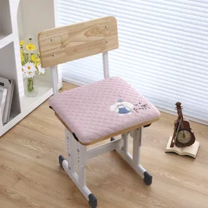Πάχος μαξιλάρι καρέκλας μαθητή memory foam με κέντημα κουνελιού για τάξη και κοιτώνα