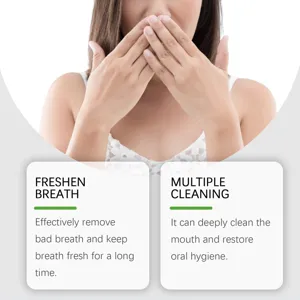 Close-up detail of oral care and fresh breath features for daily hygiene and clean routine.