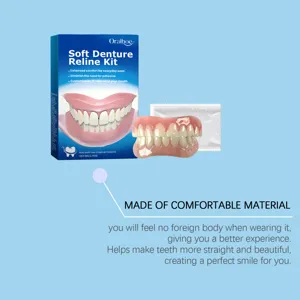 Kit de regarnissage de prothèse souple Oralhoe pour un confort quotidien et un beau sourire.