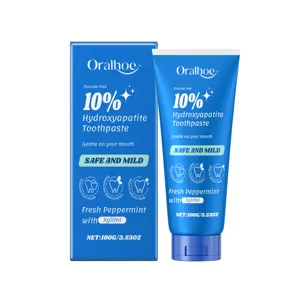 Oralhoe Dentifrice Hydroxyapatite 100g Menthe Blancheur Sans Fluor Haleine Fraiche