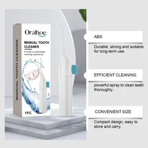Nettoyeur de dents manuel Oralhoe et hydropulseur pour un soin dentaire et une hygiene optimale.