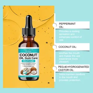 Discover the benefits of coconut oil mouthwash with natural peppermint for fresh breath.