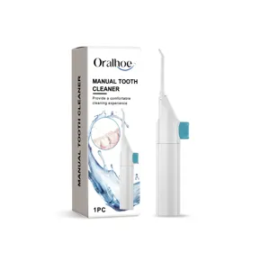 Oralhoe nettoyeur de dents manuel hydropulseur portable soin dentaire hygiène buccale 1pc