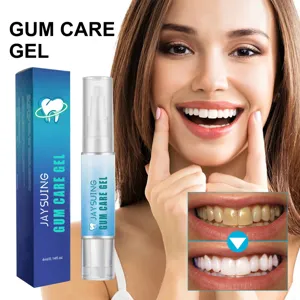 Jaysuing Zahnfleischpflege Gel Zahnaufhellungsstift 4ml tragbares Mundpflege Reinigungsset