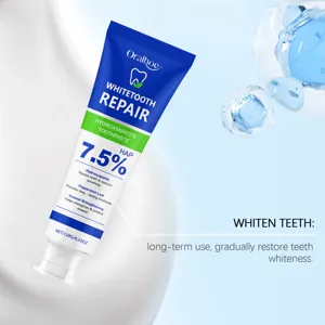 Dentifrice hydroxyapatite Oralhoe 120g, réparation de l'émail et soin dentaire quotidien.