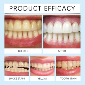 Poudre dentaire professionnelle pour un nettoyage en profondeur des dents et blanchiment efficace.