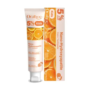 Oralhoe dentifrice enfants orange nano-hydroxyapatite 114g vue principale du produit
