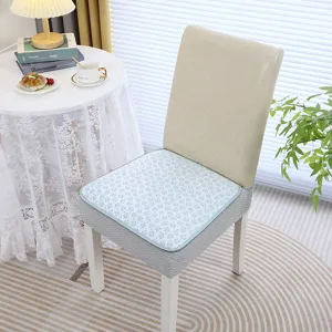 Coussin de siège de chaise de salle à manger floral antidérapant pour un intérieur chic