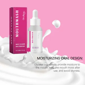Oralhoe Mint Mouthwash 30ml Dropper Bottle Refreshing Oral Care Liquid Detail View