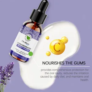 Concentrated mint mouthwash detail view, refreshing oral care formula for daily clean breath.