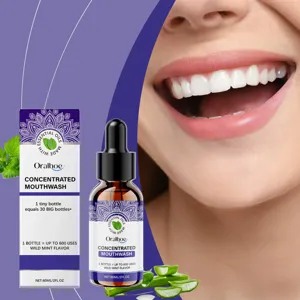 Oralhoe Concentrated Mouthwash Wild Mint Flavor Herbal Extract Portable Liquid Oral Care Fresh Breath Formula