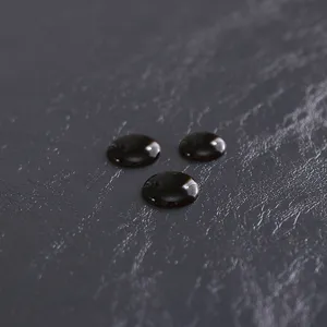 Waterproof PU leather tablecloth detail shot, solid color protective table cover for home.