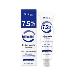 Oralhoe 7.5% nHAP Hydroxyapatite Toothpaste 120g mint flavor white teeth care oral hygiene