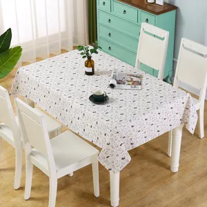 Tovaglia rettangolare moderna e minimalista per sala da pranzo, graziosa copertura in tessuto.