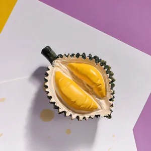 Μαγνήτης ψυγείου από ρητίνη φρούτων durian 3D δημιουργική διακόσμηση κουζίνας.