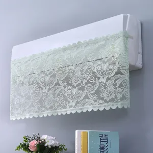 Copertura antipolvere in pizzo per condizionatore con elegante motivo floreale