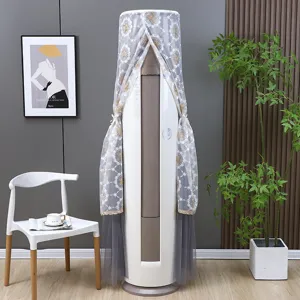 Copertura antipolvere in pizzo elegante per condizionatore d'aria verticale