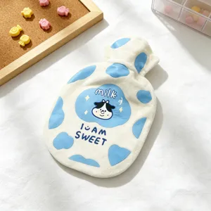 Borsa dell'acqua calda in peluche a forma di mucca con scritta I AM SWEET
