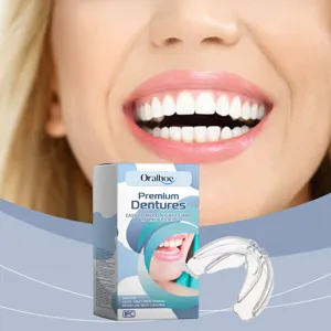 Oralhoe Αόρατα Οδοντικά Σιδεράκια Διαφανής Νυχτερινός Νάρθηκας Για Κενά Δοντιών Βελτίωση Χαμόγελου Άνετο Εργαλείο Οδοντικής φροντίδας Σιλικόνης
