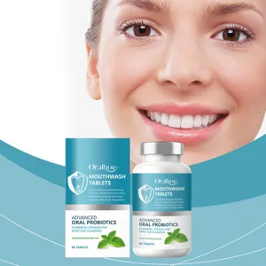 Portable Oral Care Mouthwash Mints Mint Flavor Fresh Breath Solid Breath Freshener Candy For Daily Travel