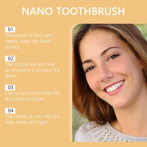 Detalles sobre los beneficios del cepillo de dientes nano para la higiene bucal