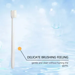 Cepillo de dientes manual ultra suave para limpieza delicada y cuidado de encías