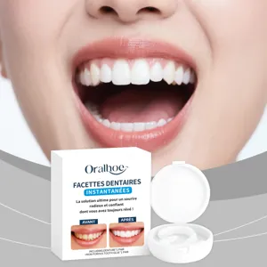 Adjustable Snap On Dentures Instant Smile Veneers Comfortable Resin Fake Teeth Cosmetic Dental Care Set