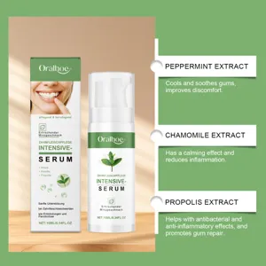 Oralhoe Intensive Serum Details mit Pfefferminz-, Kamillen- und Propolis-Extrakt zur Pflege.