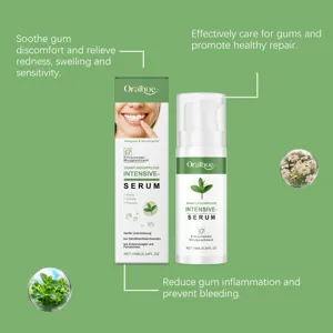 Detailansicht des Oralhoe Intensive Serums für die gesunde Reparatur des Zahnfleisches