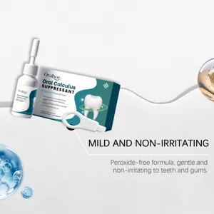 Detalle del kit antisarro Oralhoe con cepillos y texto descriptivo de fórmula suave