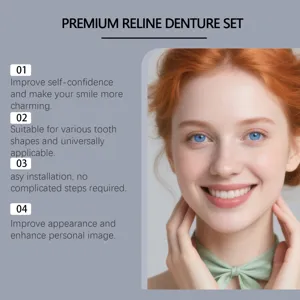 Detaillierte Vorteile des Premium Reline Denture Set für ein charmanteres und sicheres Lächeln