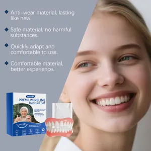Feimuko Premium Gebiss-Set mit komfortablem Material für ein natürlich schönes Lächeln
