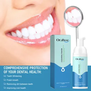Oralhoe Zahnreinigungs-Mousse für umfassenden Schutz, Aufhellung und frischen Atem