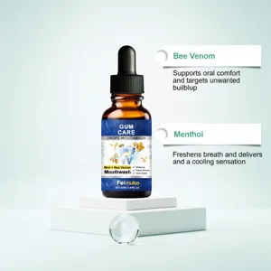 Feimuko Bee Venom Mouthwash drops with Menthol for plaque defense and fresh breath