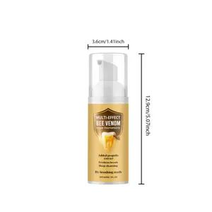 Details zu 60 ml Bienengift Zahnschaum mit Maßen von 3,6 cm Breite und 12,9 cm Gesamthöhe