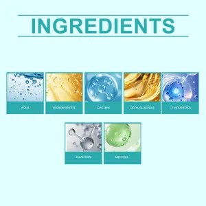 Detaillierte Inhaltsstoffliste für Schaum-Zahnpasta inklusive Menthol und Glycerin.