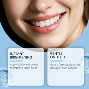 Feimuko Teeth Whitening Polish Gentle Oral Care Liquid Tooth Stain Removal Brightening Fresh Breath Dental Hygiene Tool