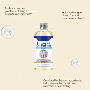 Tratamiento de aceite ozonizado para encías sanas y aliento fresco de larga duración 80ml