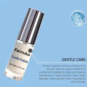 Feimuko gentle tooth polish in 5ml bottle for daily oral hygiene and enamel protection.