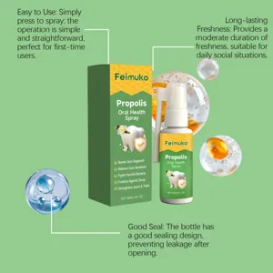 Propolis-Mundspray-Funktionen für tägliche Mundpflege und Frische
