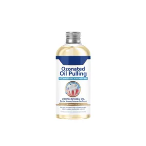 Enjuague Bucal de Oil Pulling Ozonizado Mezcla Botánica Aliento Fresco Cuidado Bucal Líquido Limpieza