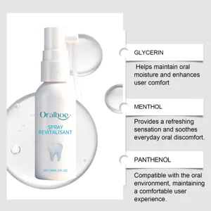 Oralhoe Zahnfleischpflege-Spray mit Menthol für frischen Atem und Komfort im Mund