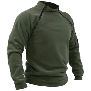 Herren Taktisch Fleece Pullover Sweatshirt, 280g verdickt thermisch Outdoor Sportbekleidung.
