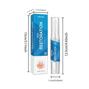Feimuko Zahnfleischpflege beruhigendes Gel 3ml, sanfte Mundpflege und Reinigung Stift.