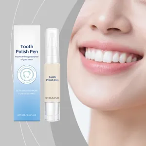 Professional tooth polish pen for stain removal and brightening smile. Easy to use white care.